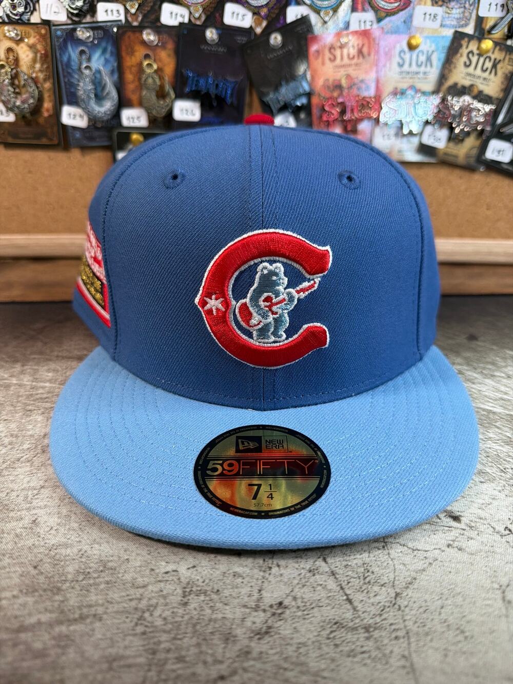 New Era 59Fifty Chicago Cubs Glow in The Dark Fitted Hat 7 1/4